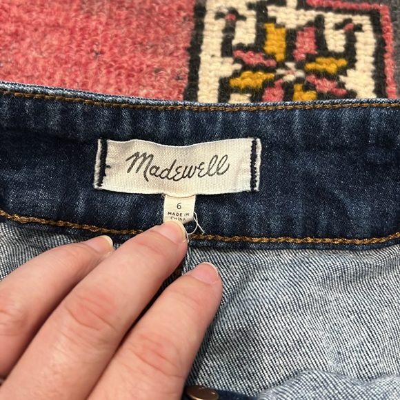 Madewell Button Front Denim Skirt - Picture 2 of 3